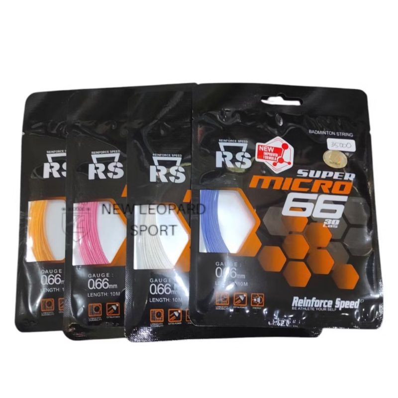 Senar Badminton RS Super Micro 66 0.66mm / Senar Badminton RS Super micro 66