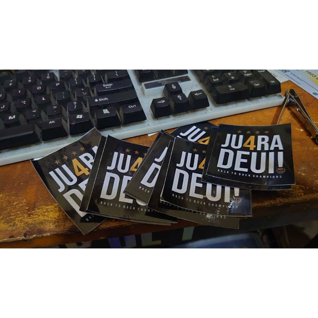 

JU4RA Deui! Back To Champions STIKER PERSIB JUARA DEUI /STIKER 5RB DAPAT 10/PERSIB BINTANG EMPAT
