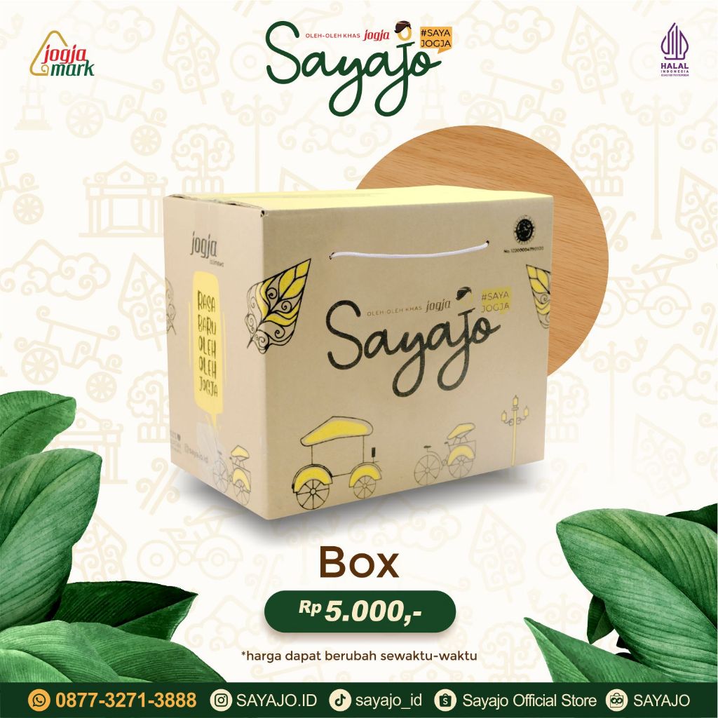 

SayaJo Oleh Oleh Packaging Max Isi 5 Additional