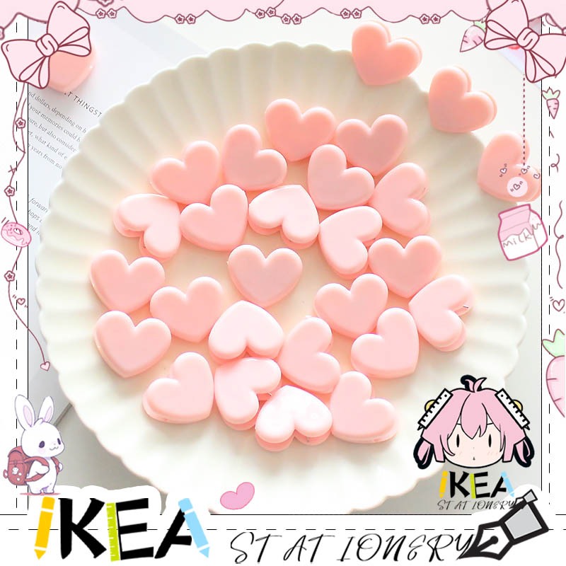 

Penjepit kertas LOVE /Penjepit Kertas Bentuk Heart Paper Clip Love Cute Pink