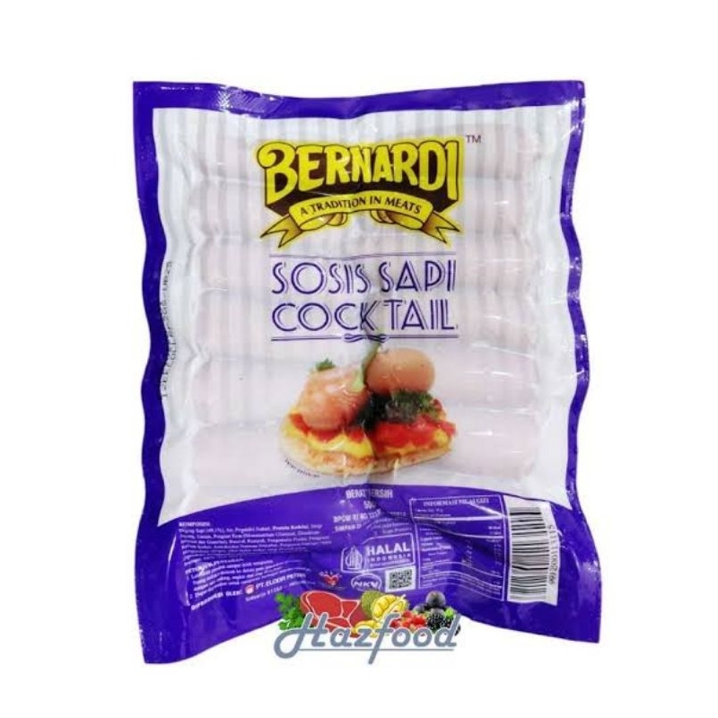 

BERNARDI Sosis Sapi Coctail 500 Gram