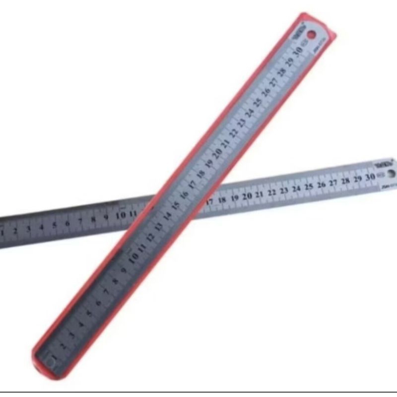 

Penggaris Besi Panjang Mistar 30 cm Stainless