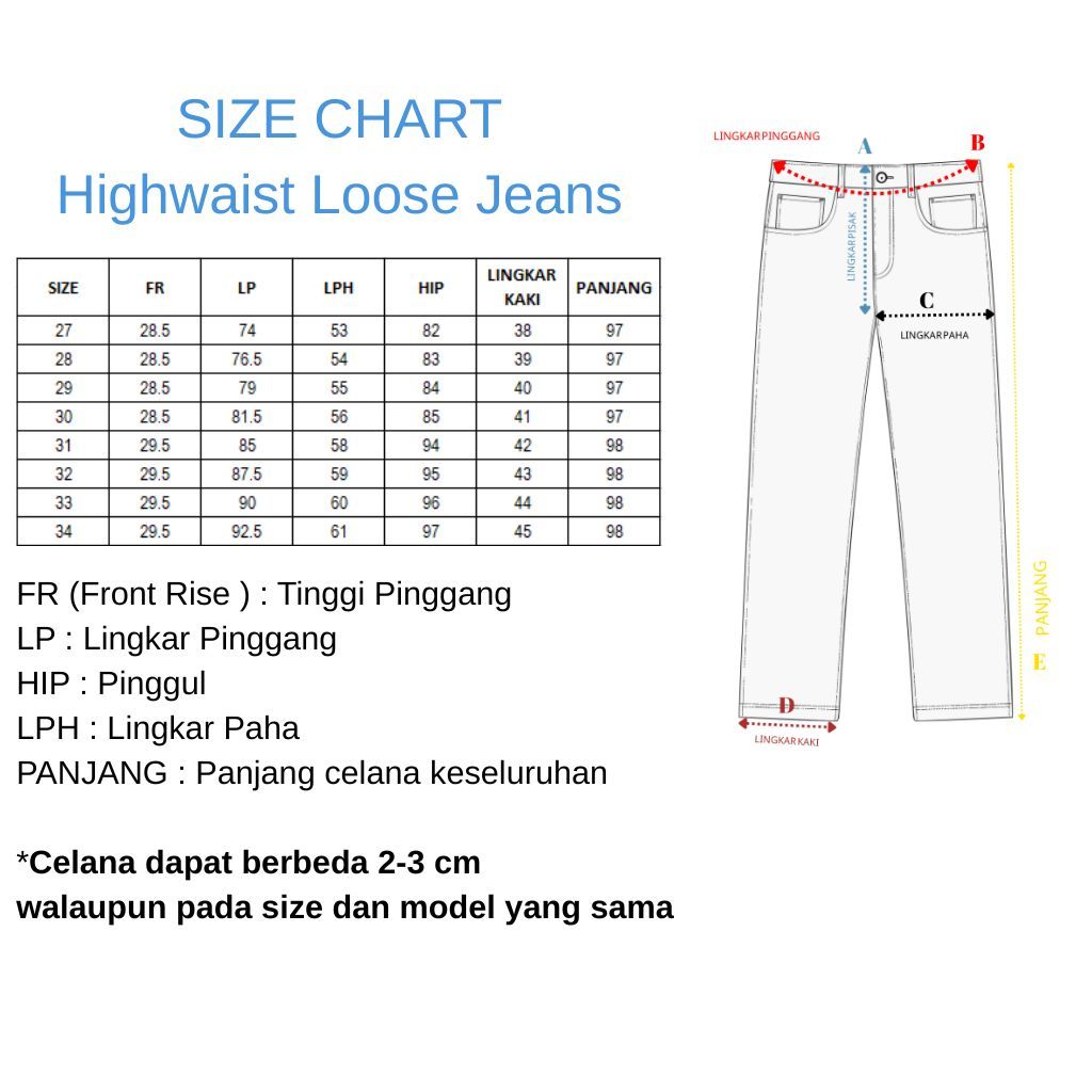 

Nycyta Home Highwaist Loose Jeans Wanita Hangover
