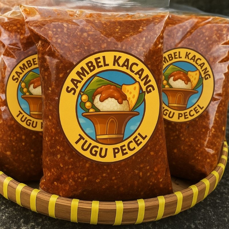 

Terlaris sambel pecel khas nganjuk tanpa bahan pengawet, asli nikmat, pedas, gurih, mantap