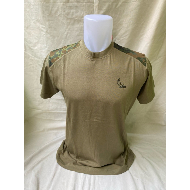 Kaos Tactical Shirt Motif Camo Flecktarn Jerman,  Baru Buatan PT Sritex (2)