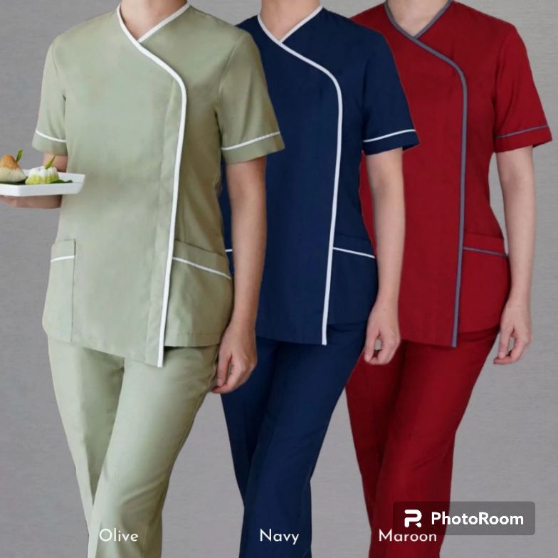 KODE C2C Seragam Baby Sister  Baju Suster  Perawat  Klinik  Oka  Nanny