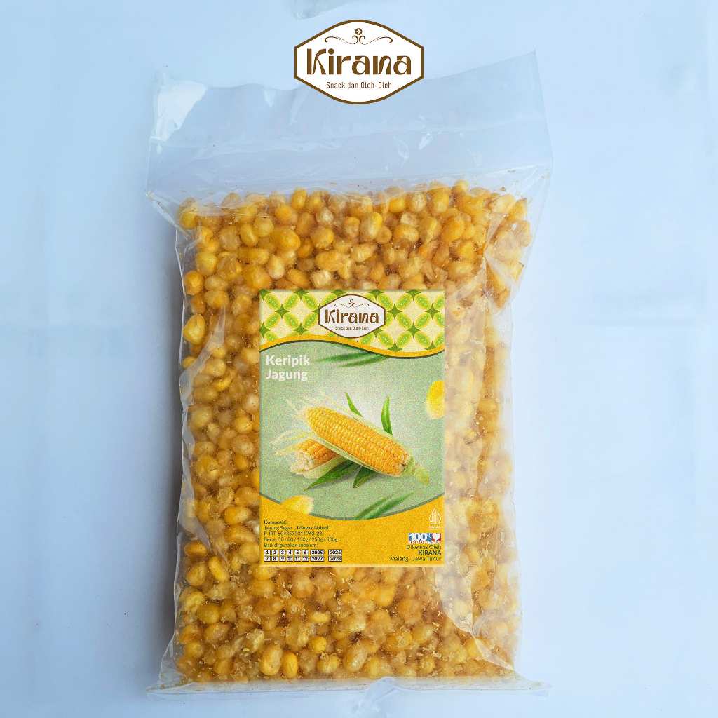 

Kirana Snack Grosir - Keripik Sayur Keripik Jagung 250 gr - Keripik Sayur/Keripik Ubi Ungu/Keripik Ubi Madu