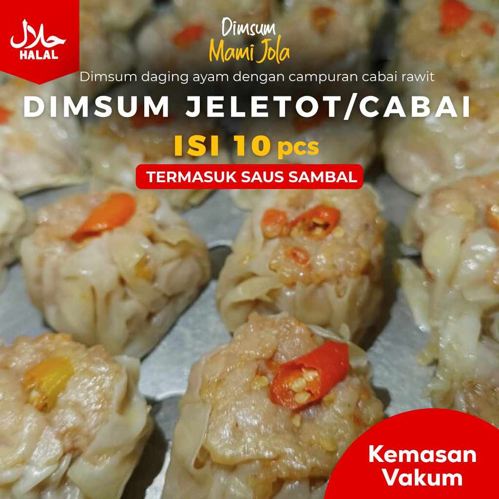 @Palmerah Dimsum Jeletot Isi 10  pcs (Frozen) FREE SAOS SAMBAL