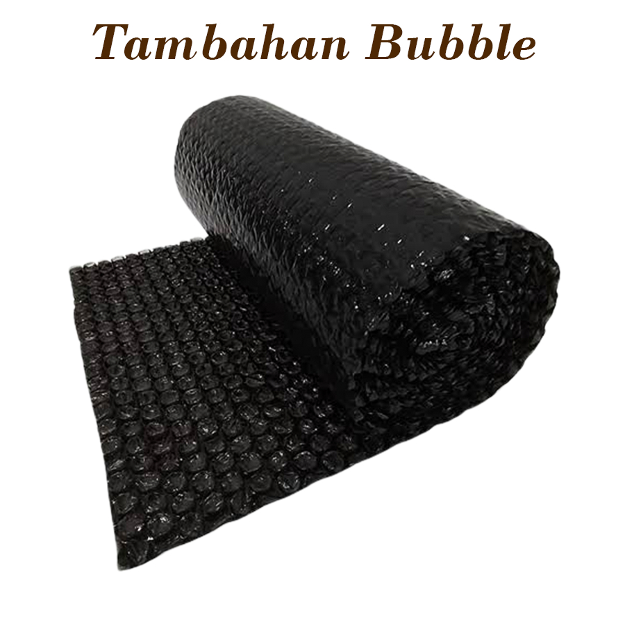 

Tambahan Bubble Wrap Hitam 1 Lapis Tambahan Pengaman Paket Bubble Untuk Packaging Packing Extra Bubble Wrap Plastik Wrap