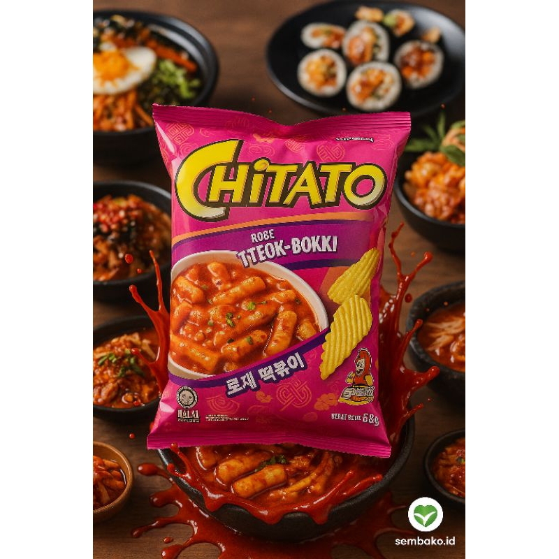 

Chitato Rose Tteokbokki 68gr – Keripik Kentang Rasa Korea Pedas Gurih, Snack Viral Halal