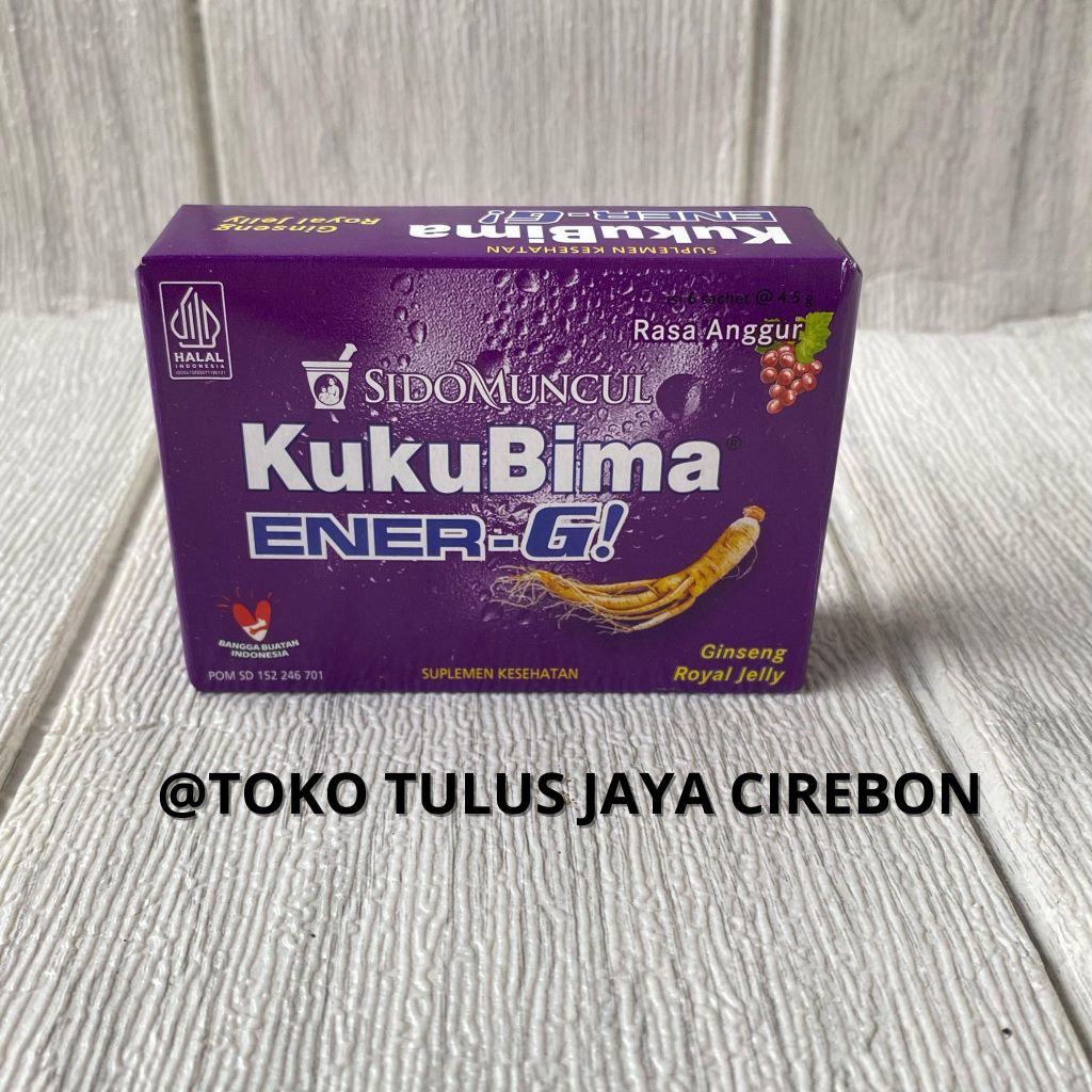 

Kuku Bima Ener-G Isi 6 Sachet Sidomuncul Original
