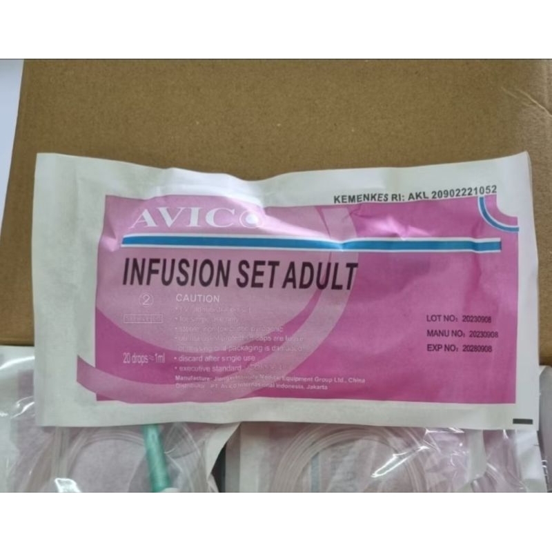 Avico Infuset dewasa Infusion set avico Infus Adult Avico