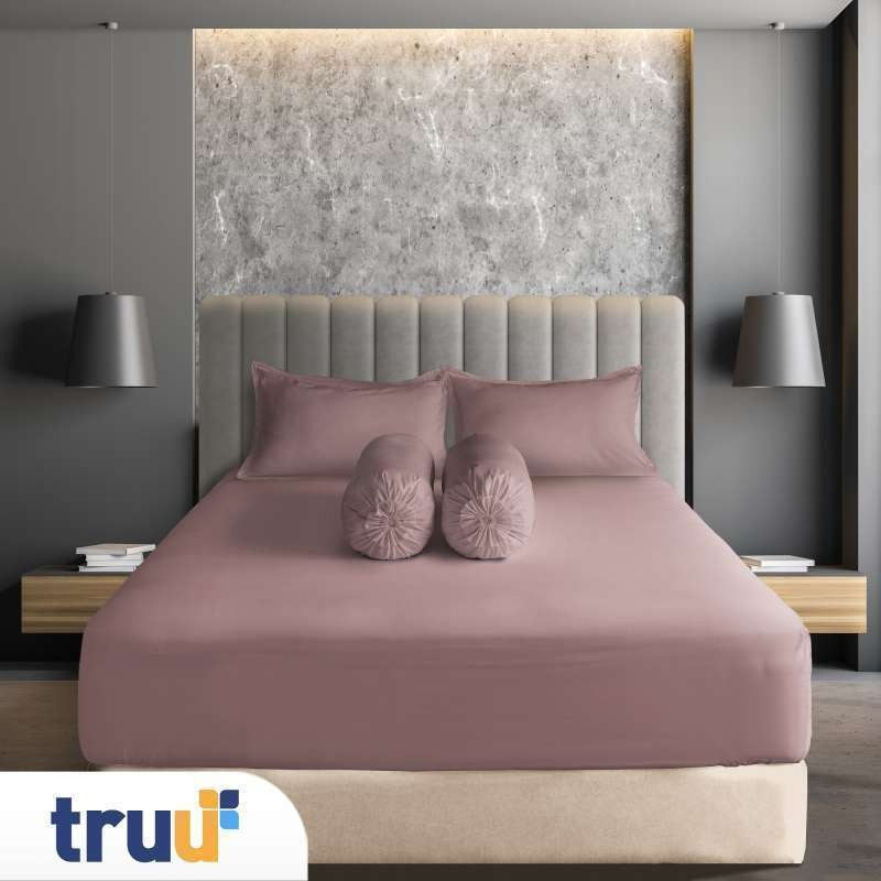 TRUU Sprei Polos Mauve TR.P006 160 x 200 sprei
