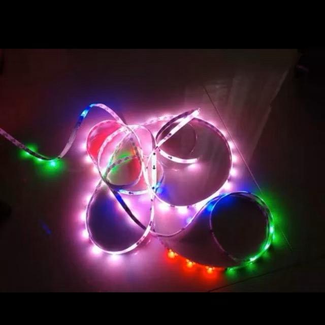 < SJA > Lampu LED STRIP SELANG 220V OUTDOOR RGB / LAMPU LED STRIP SELANG WARNA WARNI 220V + ADAPTOR 