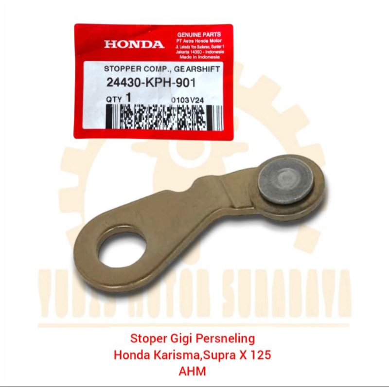 HGP 24430-KPH-901 Stoper Operan Gigi Persneling Karisma,Supra X 125,New Supra X 125 Fi,Supra X 125 H