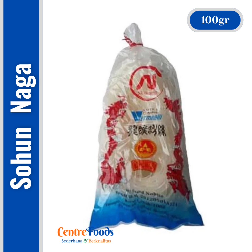 

Sohun Naga Su Brand - Soun Naga VERMICELLI | 100gr [ Harga Per BKS ]