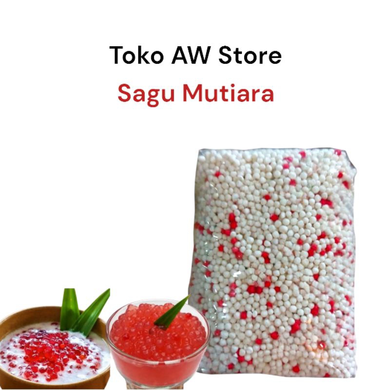 

Sagu Mutiara 250gram l Sagu Bubur l Cendol Dawet l Bahan Makanan