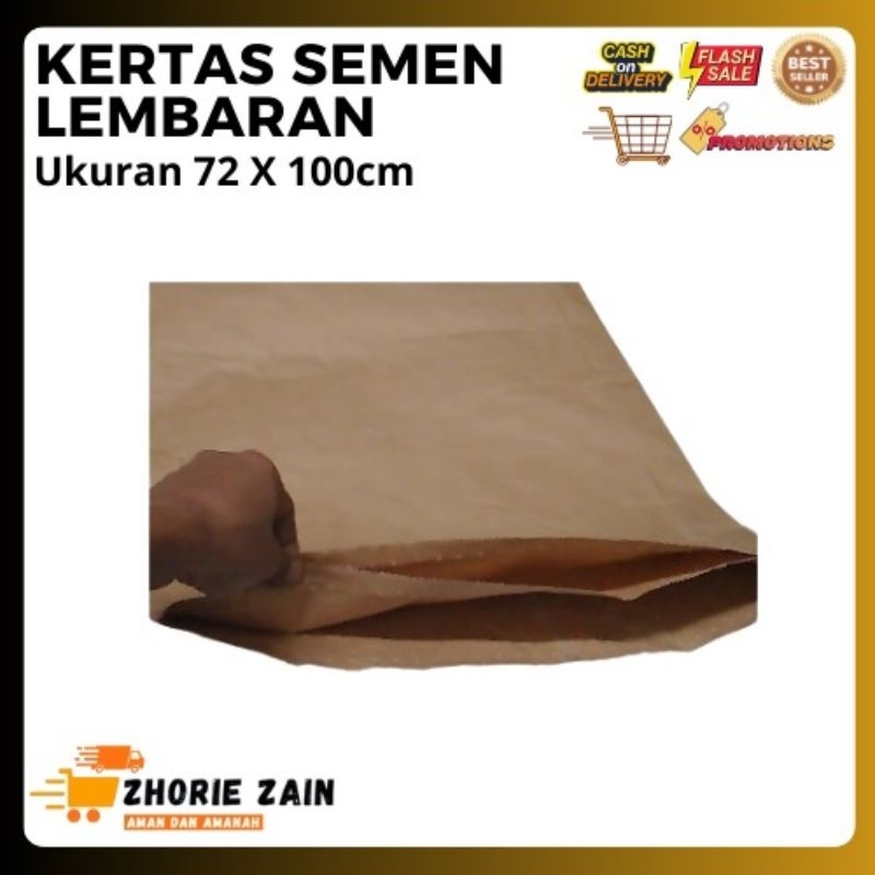 

kertas semen lembaran ukuran 72X100cm