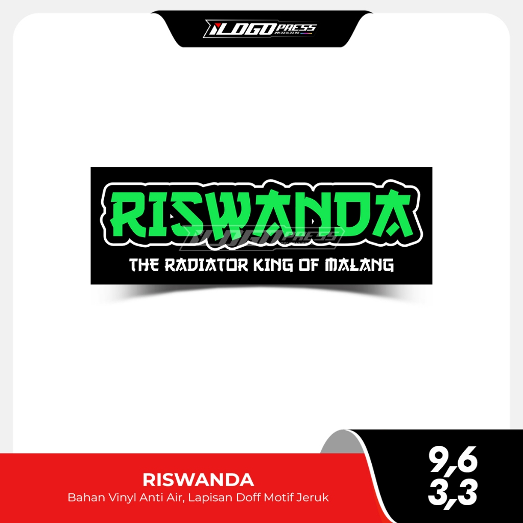 

RISWANDA - Stiker Sound System Bahan Vinyl Premium Anti Air Doff Motif Jeruk