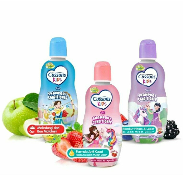 CUSSON Kids 90 ml & 180 ml Shampoo & Conditioner All Variant
