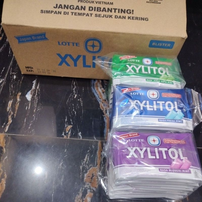

Lotte xylitol perpack isi 10 strip x 6 pcs