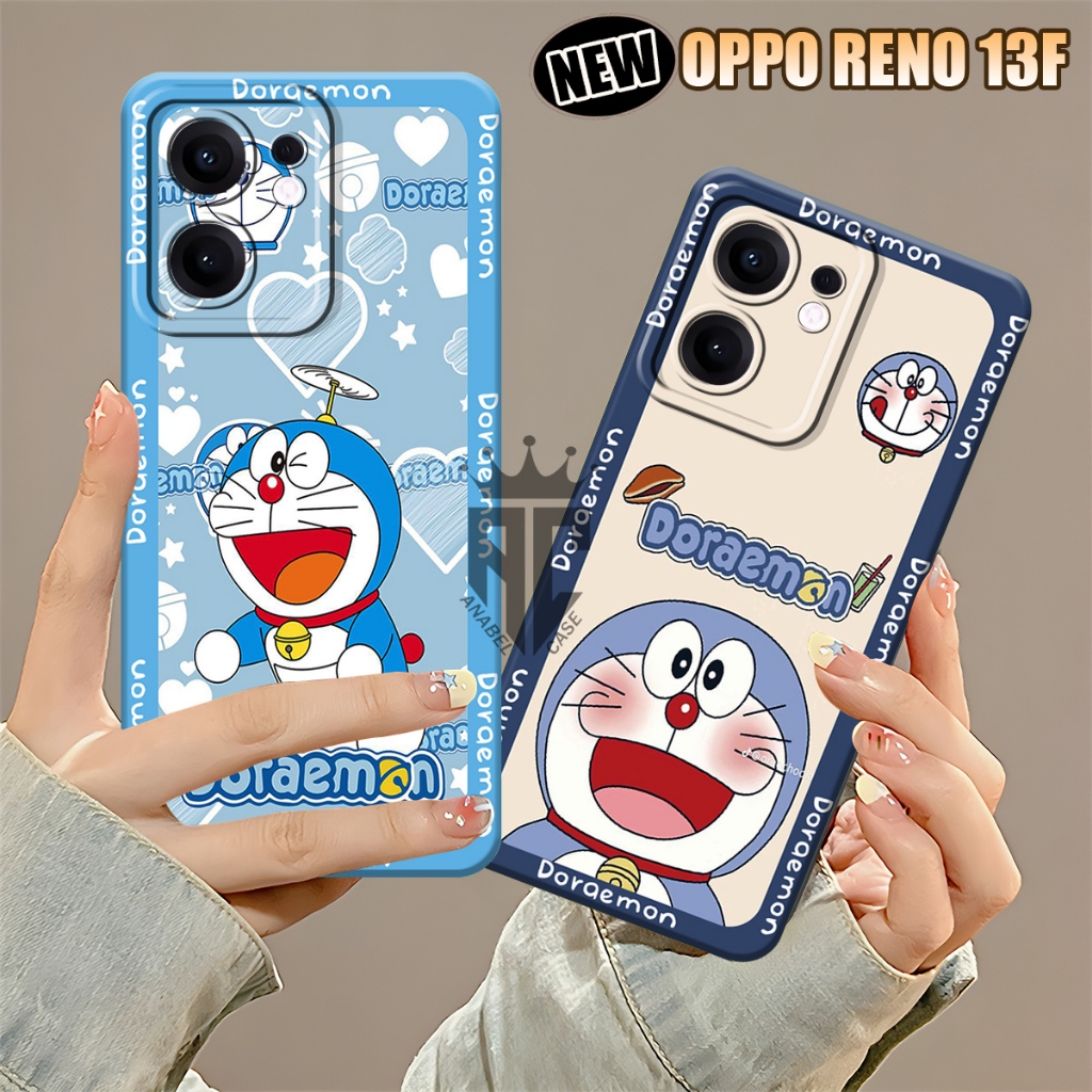 Softcase RENO 13F 5G 2025 / RENO 13 5G / RENO 13 PRO 5G Fashion Case Motif Wallpaper Doraemon Bingka