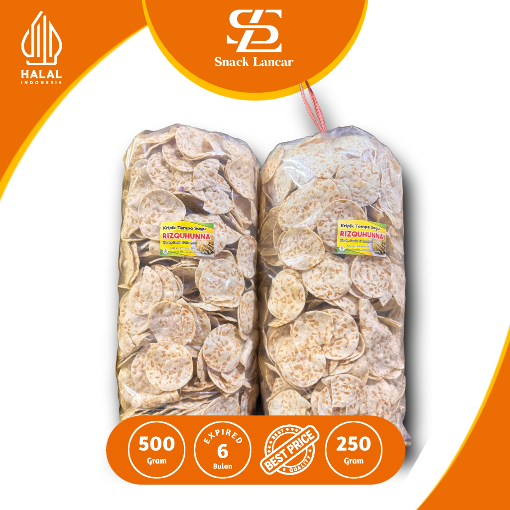 

Kripik Tempe Sagu original Rizquhunna