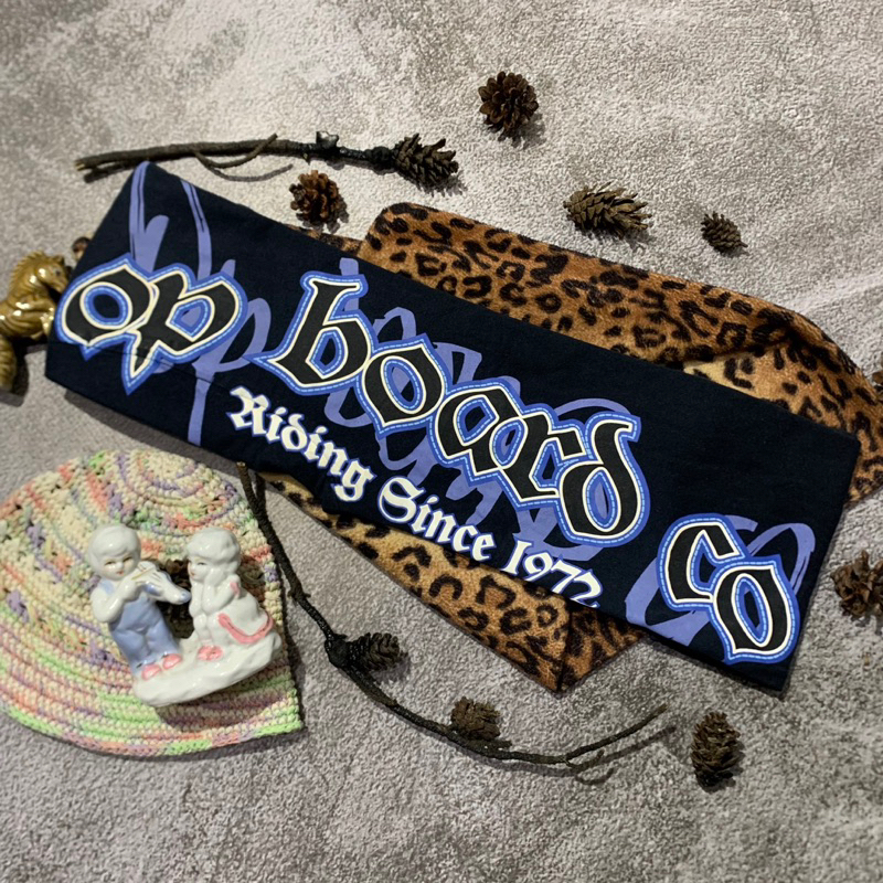 Vintage Ocean Pacific Y2K Grunge Blue Flame Graphic tee