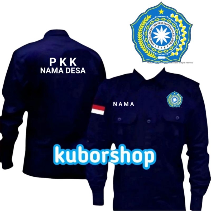 kemeja pkk baju pkk seragam pkk full bordir