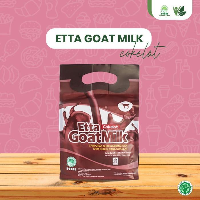 

HNI HPAI Etta Goat Milk Cokelat Etawa Asli Original 10 Sachet
