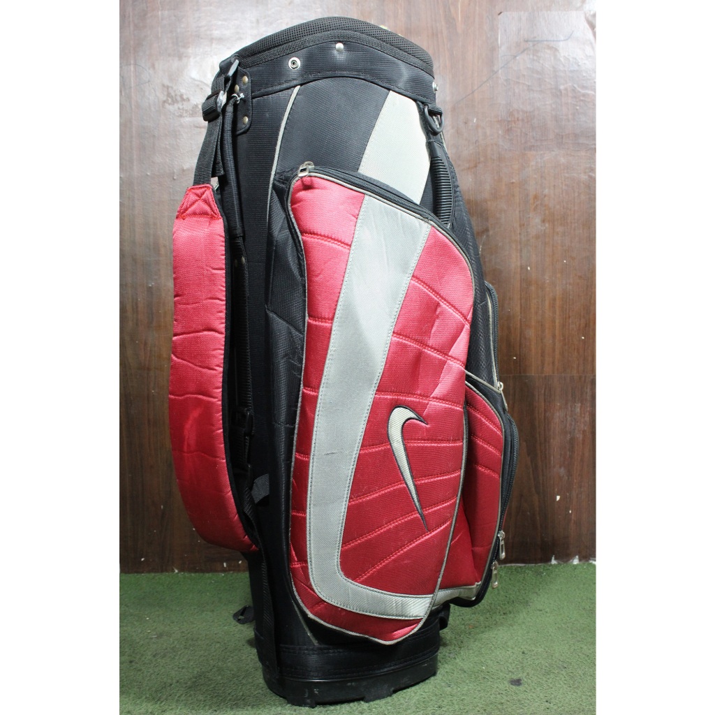 Tas Stick Golf Bag Nike USA Regular Red Silver | Tas Stick Golf Second Bekas Berkualitas