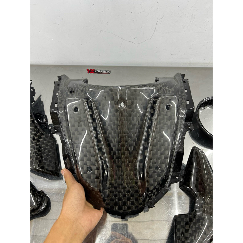 dudukan visor nmax old carbon karbon cover visor nmax carbon karbon dudukan visor nmax cover winshil