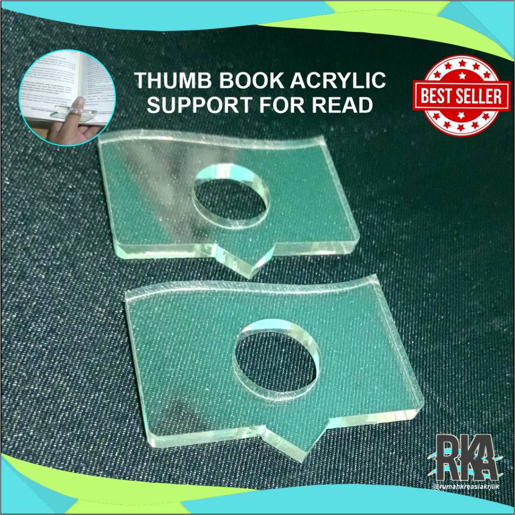 

THUM BOOK ACRYLIC BENING AESTHETIC FOR READ PENYANGGA BUKU AKRILIK