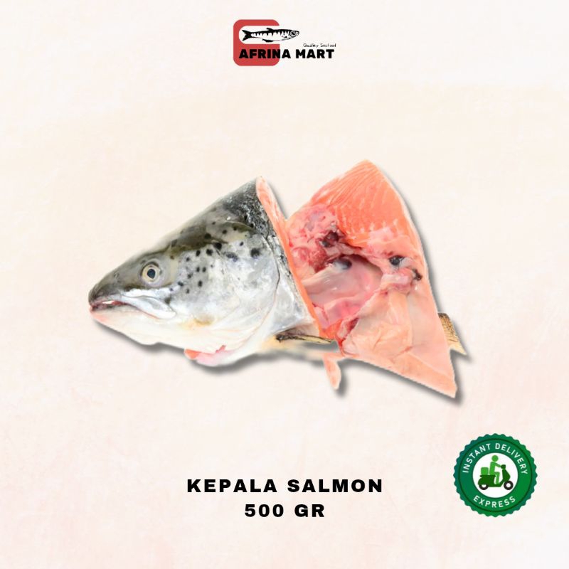 

Kepala Salmon 500 gram Frozen - Kirim Instant Afrina Mart