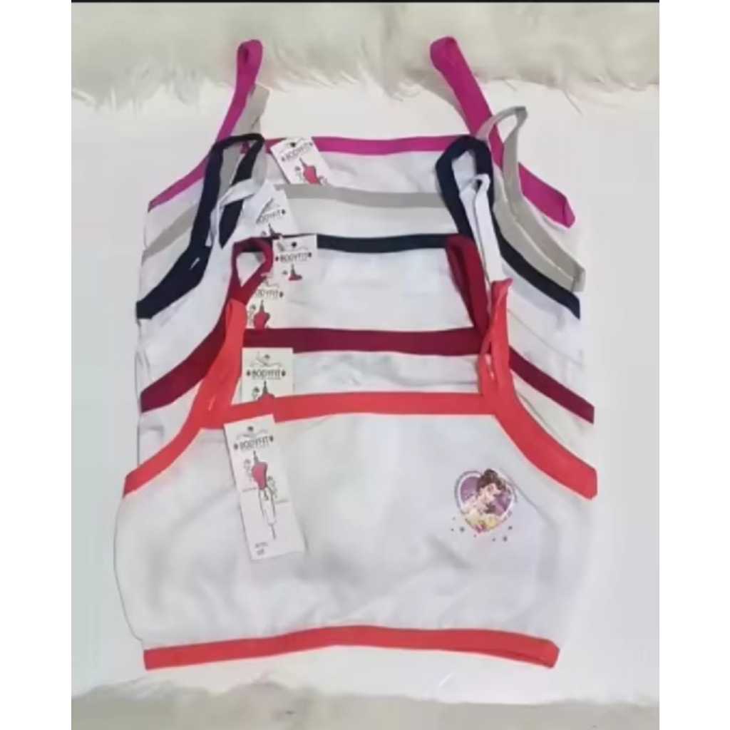 Miniset Anak Perempuan Mini Set Anak SD Miniset Remaja Polos Katun Tali Kecil Set Isi 6 Pcs