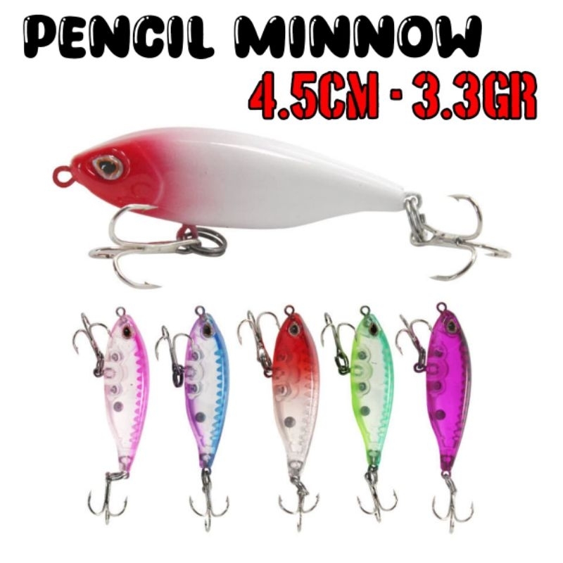 Pencil Minnow 4.5cm-3.3gr Lure Ultralight Casting Mirip Gomoku
