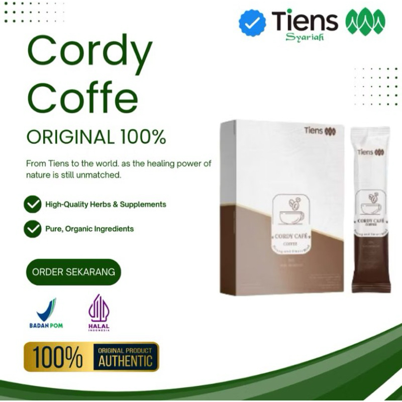 

Cordy Cafe Coffe Stamina Pria Kuat Alami - Kopi Stamina Pria dan Wanita - Cordyseps Kopi - Tiens Coffe - Jamu Stamina - Kopi Penambah stamina