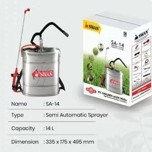 ALAT SEMPROT HAMA SWAN SA-14 / HAND SPRAYER SWAN 14LITER STAINLES / SEMPROTAN SWAN 14L