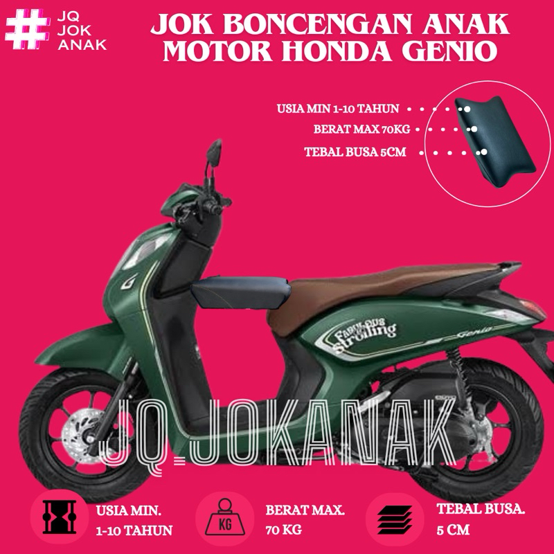 Jok Boncengan Anak Honda Genio 2019