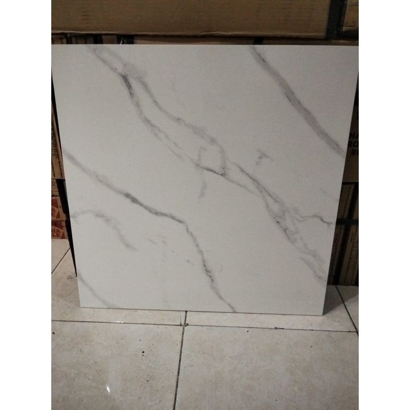 Platinum Ceramics Sebastian Grey 60x60 Glosy | AJ Bangunan