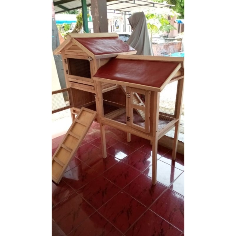 Pet Cargo Pet House Kandang Kelinci Besar Kandang Kelinci Murah Kandang Kelinci 2 Tingkat Kandang Ke