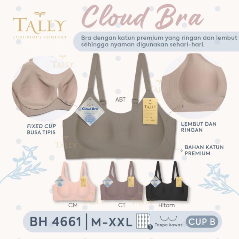 BH SEAMLES TALLY 4661 BUSA SEDANG BRA