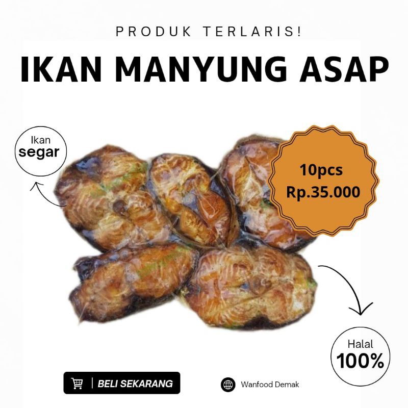 

IKAN MANYUNG ASAP ISI 5/10PCS FRESH PACKING PLASTIK FAKUM