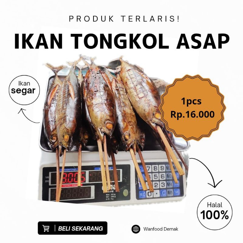 

IKAN TONGKOL ASAP BESAR 1PCS FRESH PACKING PLASTIK FAKUM