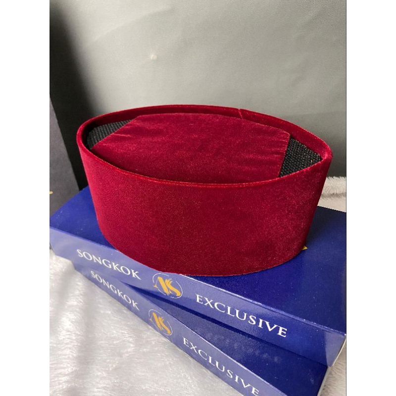 peci songkok kopiah merah maron astro santri songkok anak kecil songkok dewasa songkok nasional peci