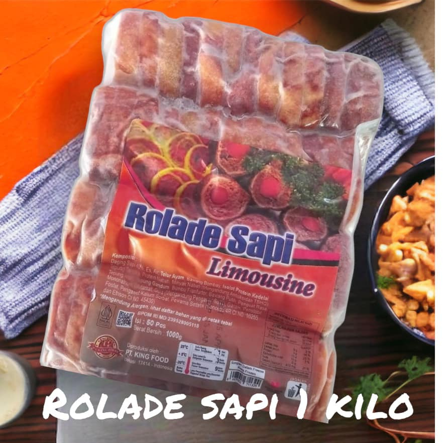 

Rolade sapi Limousin 1 kilo isi 50