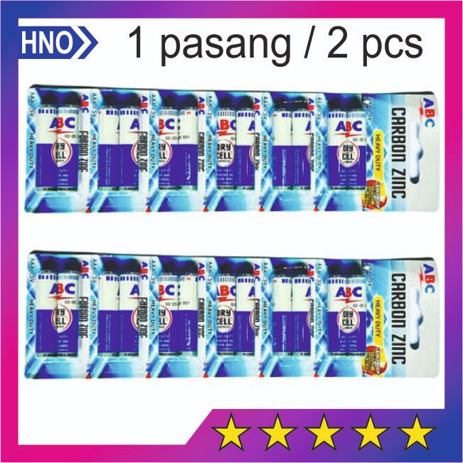 ABC Batu Batre Remot TV AC Baterai AAA A3 Kuat Tahan Lama