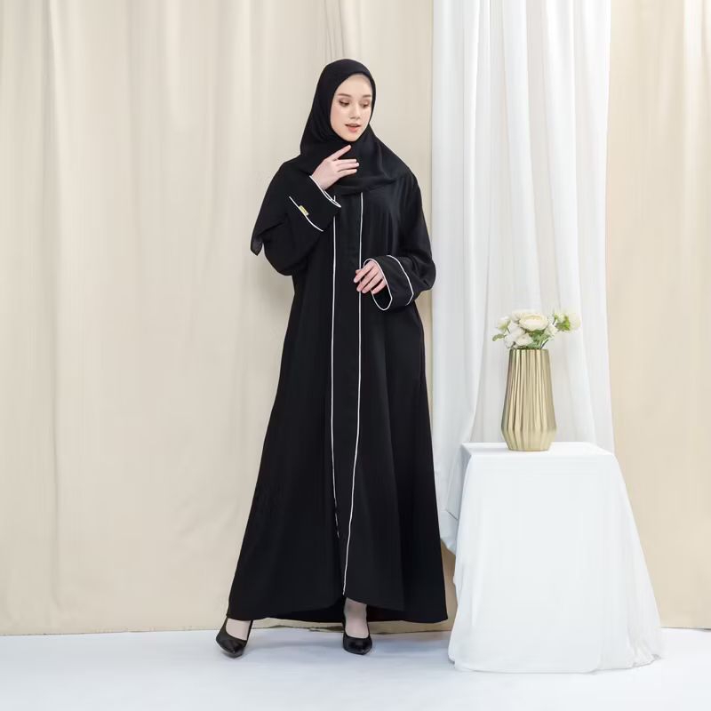 ABAYA TURKEY|MAXI DEWASA|GAMIS ABAYA HAMEDA#HAMEDA