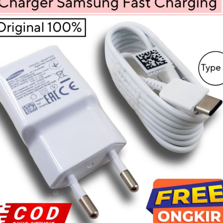 Best  Charger Samsung Type C Fast Charging Original 1 Casan Carger A12 A14 A3s Cas Hp Pengisian Cepa