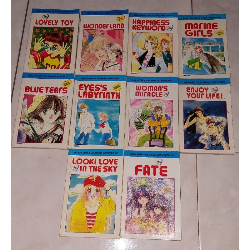 komik serial cantik LOVELY TOY / WONDERLAND / HAPPINESS KEYWORD / MARINE GIRLS / BLUE TEARS / EYE'S 